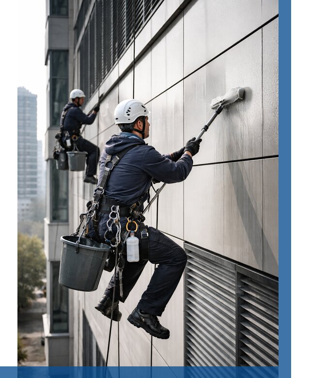 Мойка вентилируемого фасада в Кстове от 255 р. | ВЫСОТНИК-Ксв