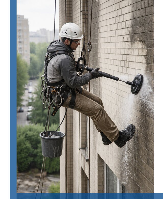 Очистка фасада от копоти в Кстове профессионально и безопасно