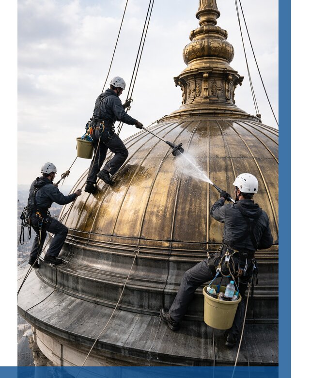Мойка куполов и шпилей в Кстове от 8147 р. - заказать | ВЫСОТНИК-Ксв