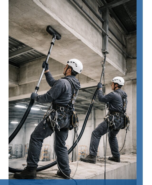 Обеспыливание потолочных конструкций в Кстове от 255 р. |ВЫСОТНИК-Ксв