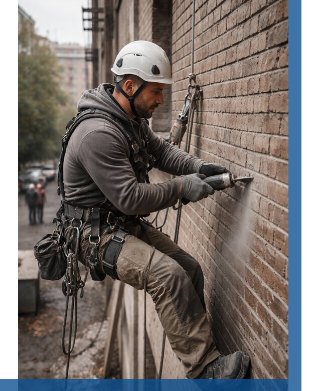 Расшивка кирпичных швов в Кстове от 611 р. | ВЫСОТНИК-Ксв