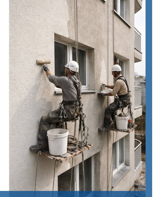 Нанесение короеда на фасад в Кстове от 458 р. | ВЫСОТНИК-Ксв