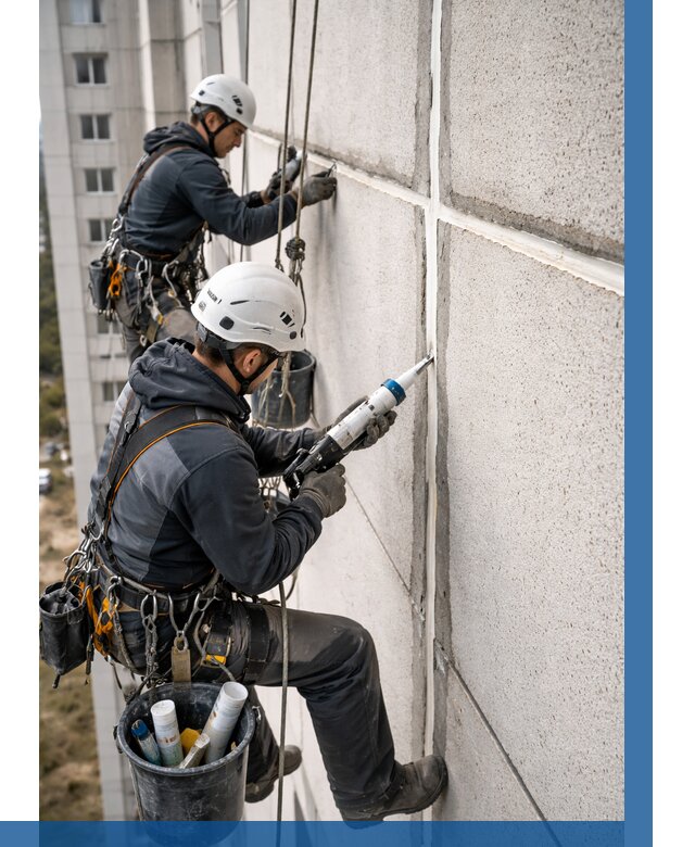 Герметизация межпанельных швов в Кстове от 713 р. | ВЫСОТНИК-Ксв