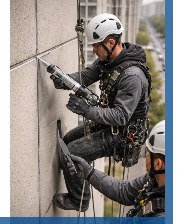 Первичная герметизация швов в Кстове от 611 р. | ВЫСОТНИК-Ксв