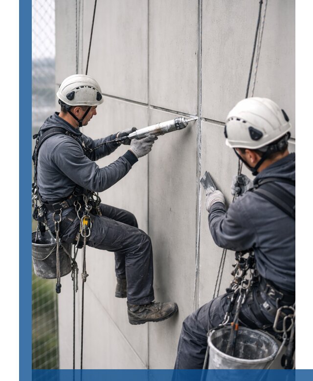 Первичная герметизация швов фасадов и кровель в Кстове