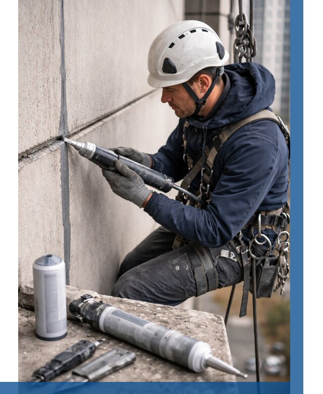 Вторичная герметизация швов в Кстове от 458 р. | ВЫСОТНИК-Ксв