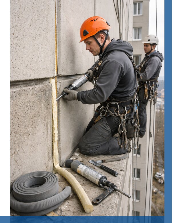 Теплый шов межпанельные швы в Кстове от 713 р. | ВЫСОТНИК-Ксв