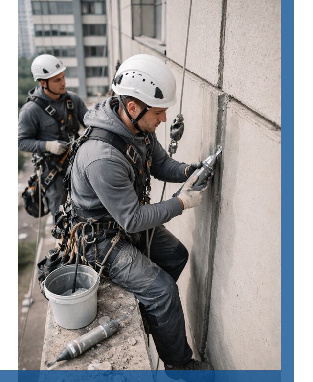 Ремонт деформационных швов здания в Кстове от 1018 р. | ВЫСОТНИК-Ксв