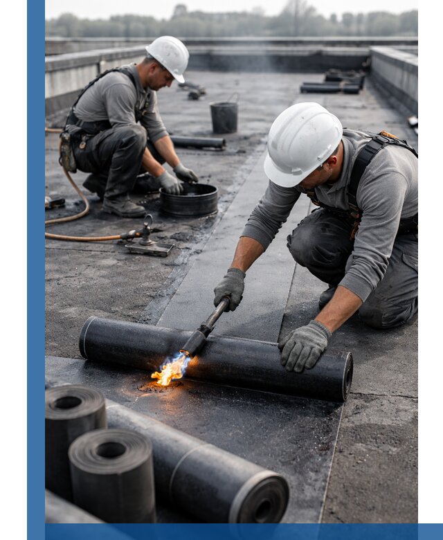 Ремонт рулонной кровли в Кстове герметизация и восстановление