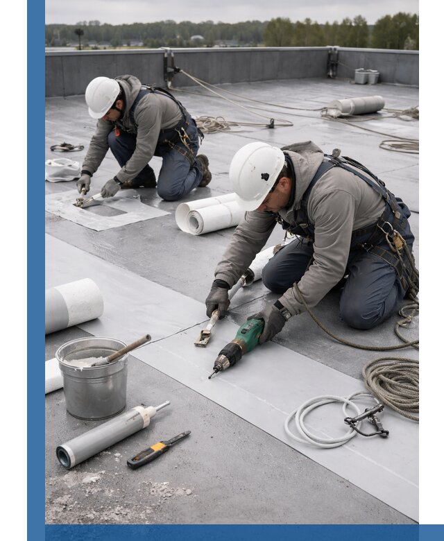 Ремонт мембранной кровли в Кстове качественно и с гарантией