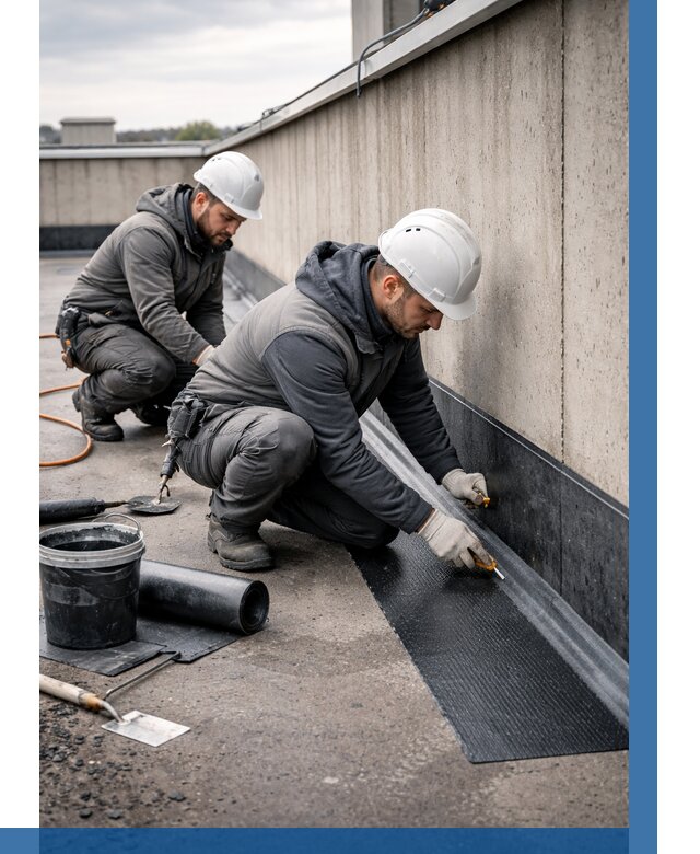 Гидроизоляция примыканий на кровле в Кстове от 917 р. | ВЫСОТНИК-Ксв