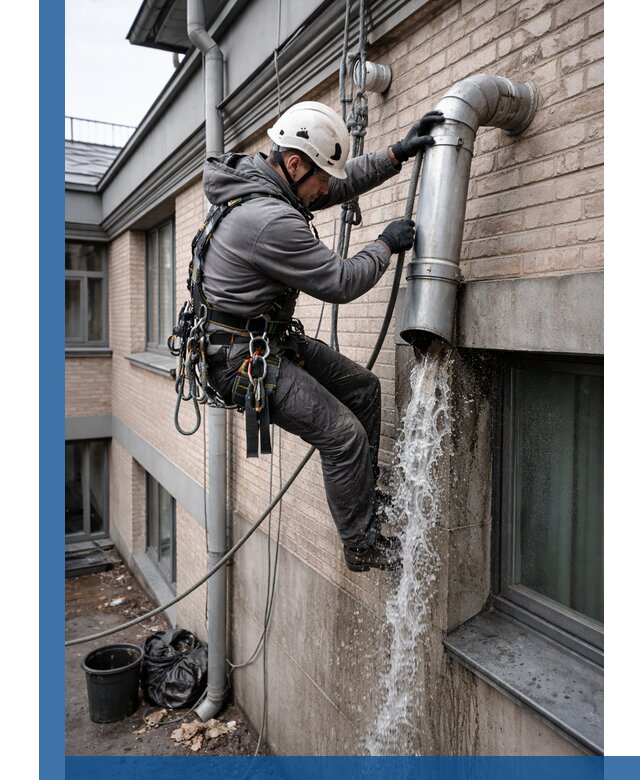 Профессиональная прочистка водосточных труб в Кстове с гарантией