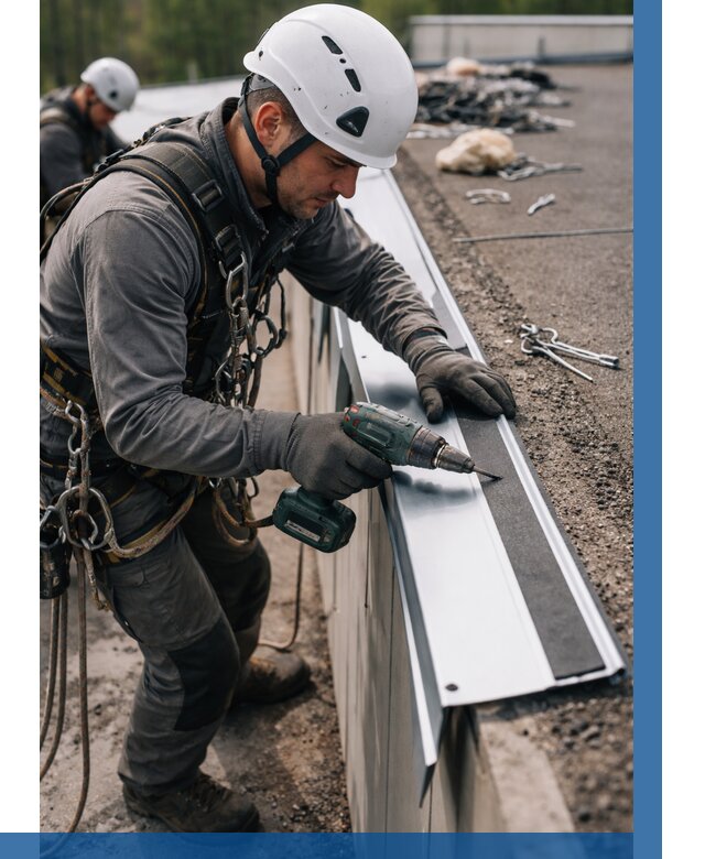 Монтаж капельника на кровле в Кстове от 306 р. | ВЫСОТНИК-Ксв