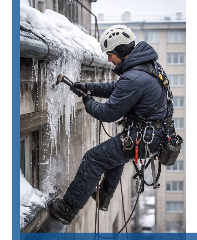Удаление наледи и чистка водостоков в Кстове оперативно и безопасно