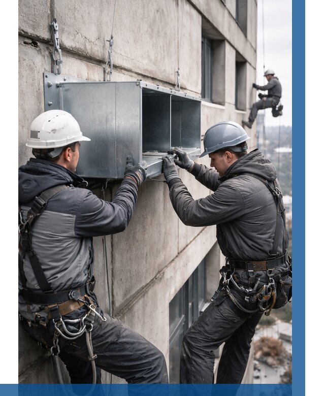 Монтаж вентиляционных коробов в Кстове от 3055 р. | ВЫСОТНИК-Ксв