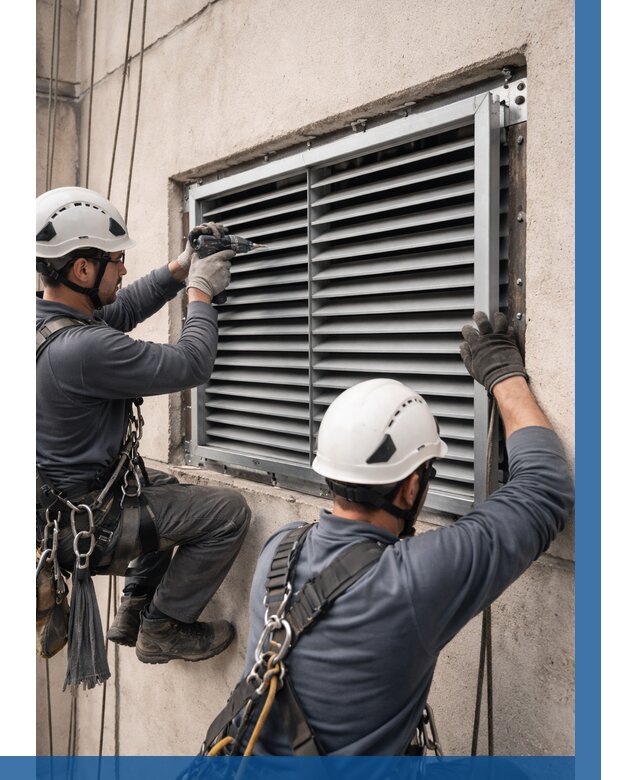 Монтаж вентиляционных решеток в Кстове от 4583 р. | ВЫСОТНИК-Ксв