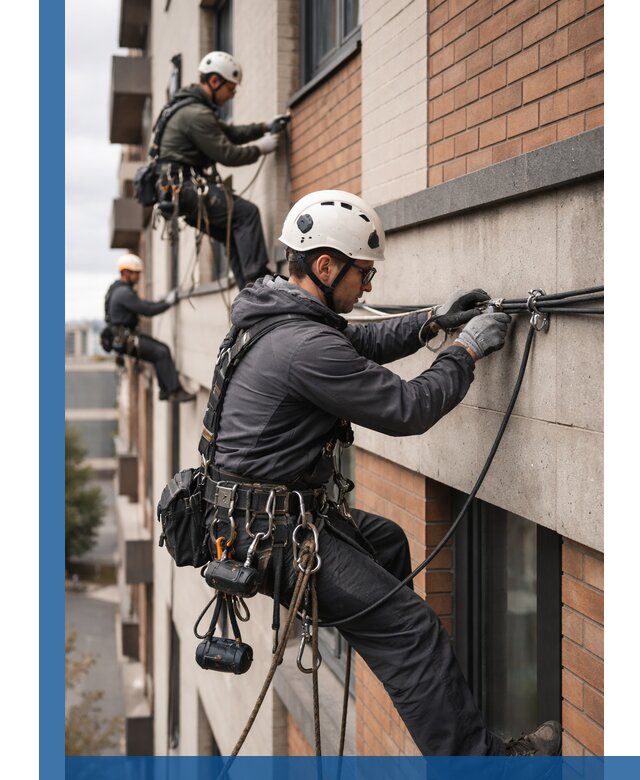 Крепление кабеля на фасаде монтаж и крепеж в Кстове