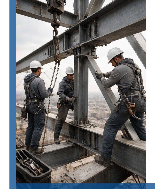 Профессиональный монтаж металлоконструкций на высоте в Кстове