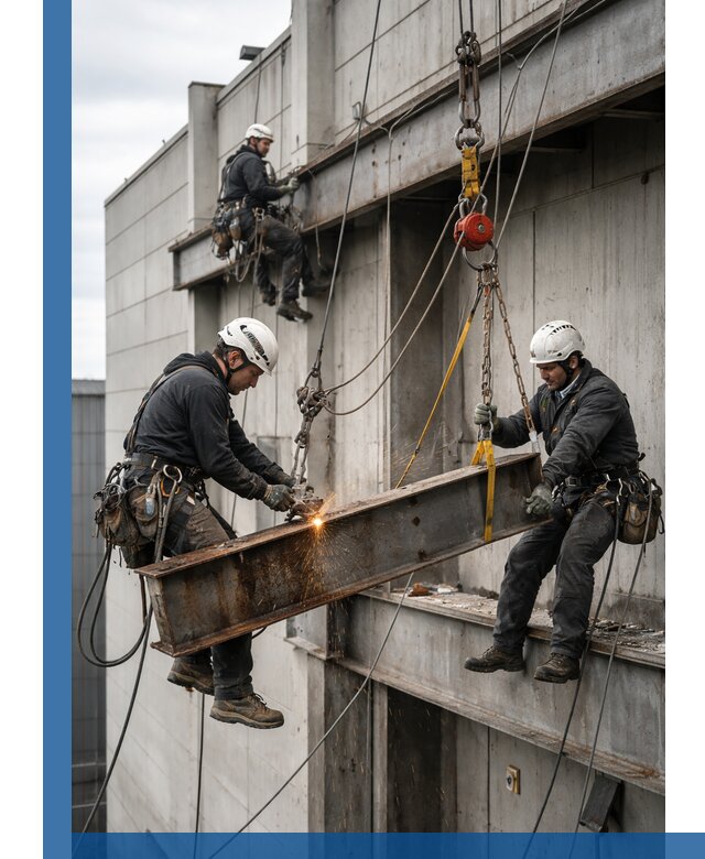 Демонтаж металлоконструкций на высоте в Кстове под ключ