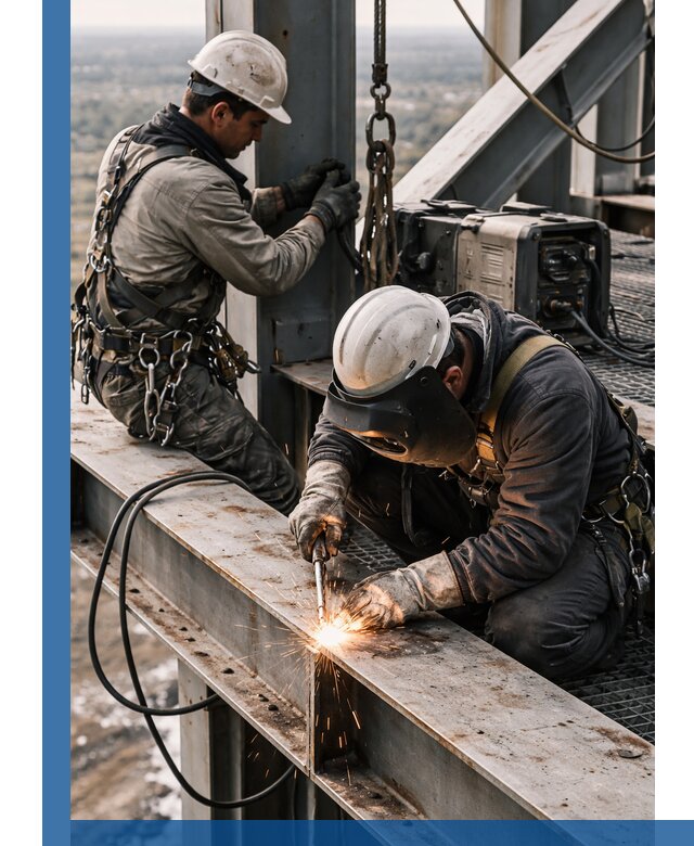 Высотные сварочные работы в Кстове для промышленных объектов