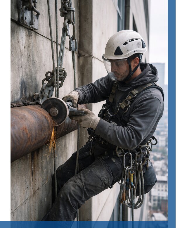 Резка металла на высоте в Кстове по цене от 4583 р. | ВЫСОТНИК-Ксв