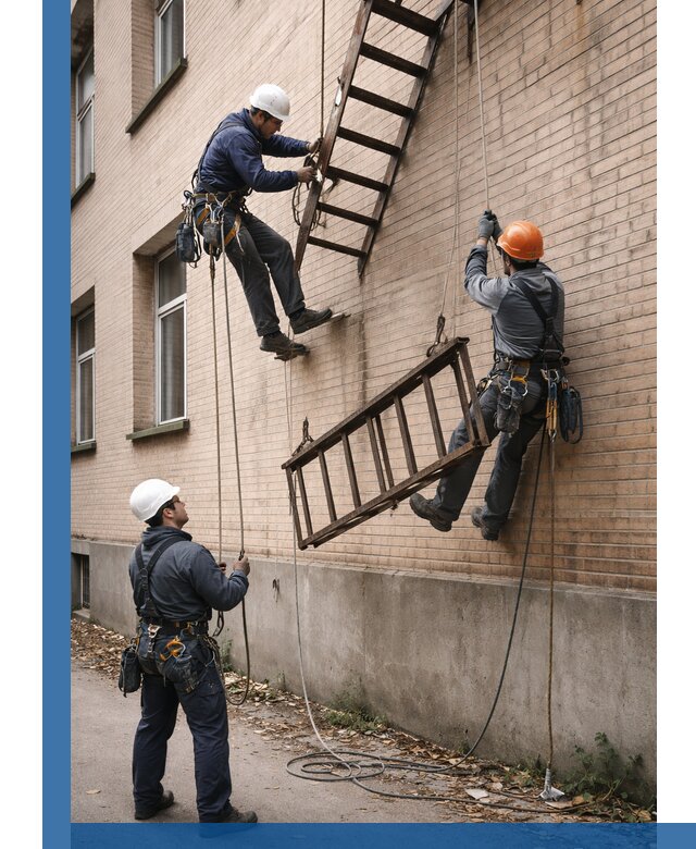 Демонтаж пожарной лестницы в Кстове быстро и безопасно