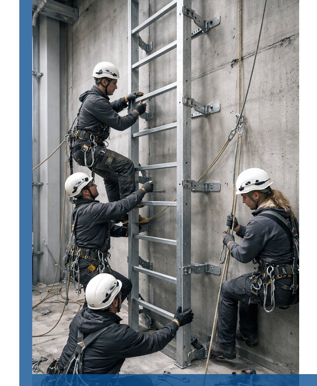 Монтаж металлических лестниц в Кстове под ключ со гарантией