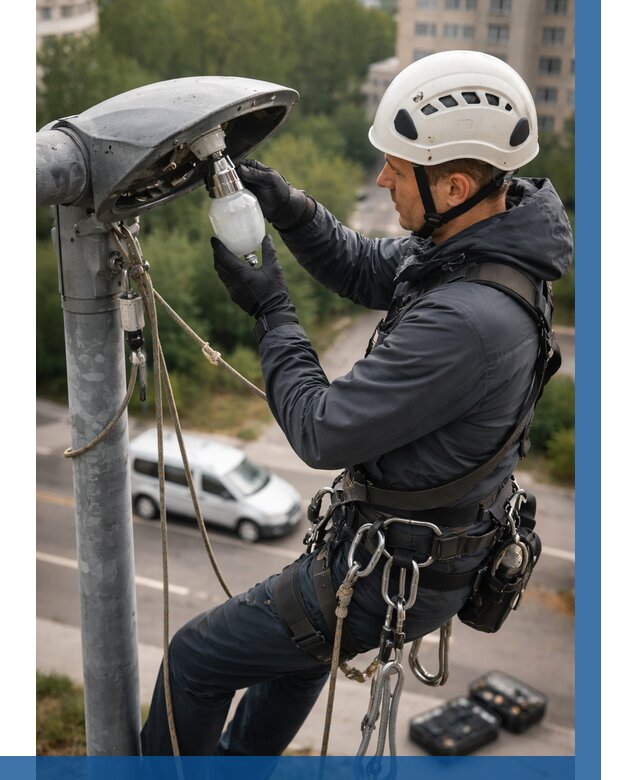 Замена ламп на высоте в Кстове от 2546 р. | ВЫСОТНИК-Ксв