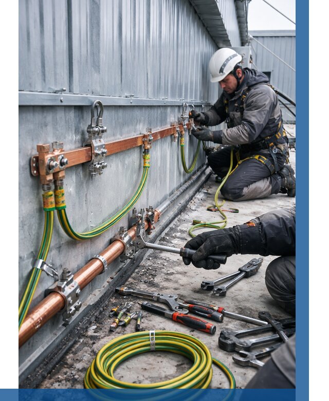 Монтаж заземления здания в Кстове от 25460 р. | ВЫСОТНИК-Ксв