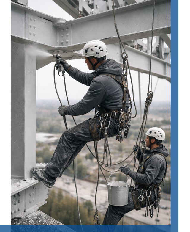 Покраска металлоконструкций на высоте в Кстове 356 р |ВЫСОТНИК-Ксв