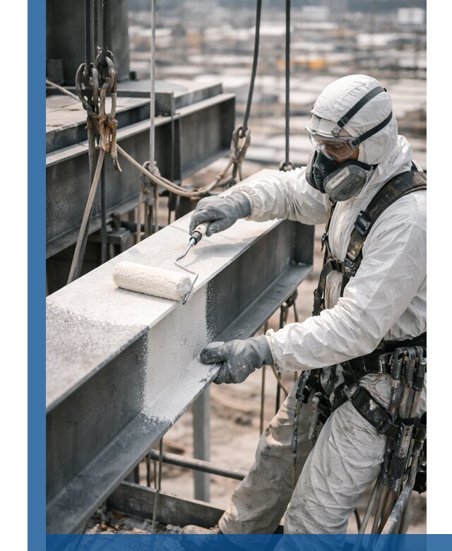 Профессиональная огнезащитная обработка металлоконструкций в Кстове