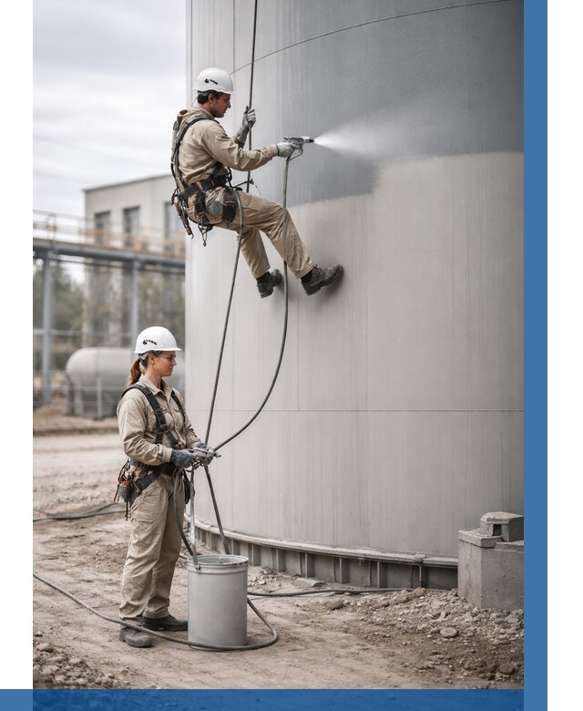 Покраска резервуаров в Кстове от 1222 р. | ВЫСОТНИК-Ксв — заказать