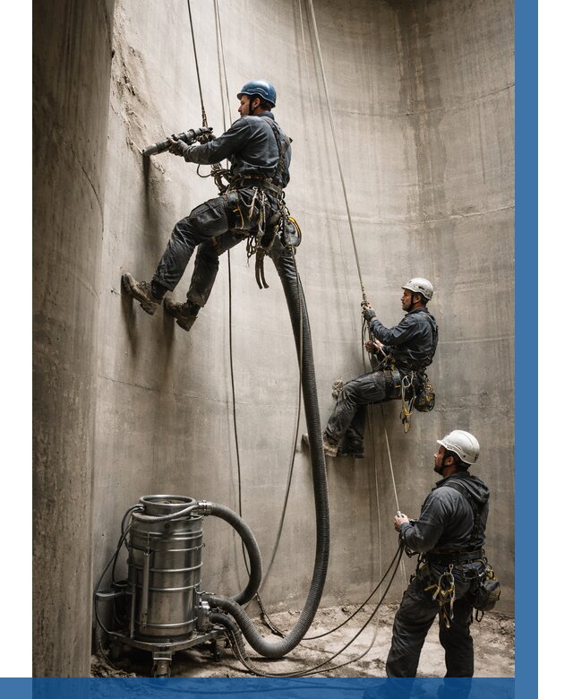 Зачистка силосов в Кстове от 4583 р. Договор и смета ВЫСОТНИК-Ксв