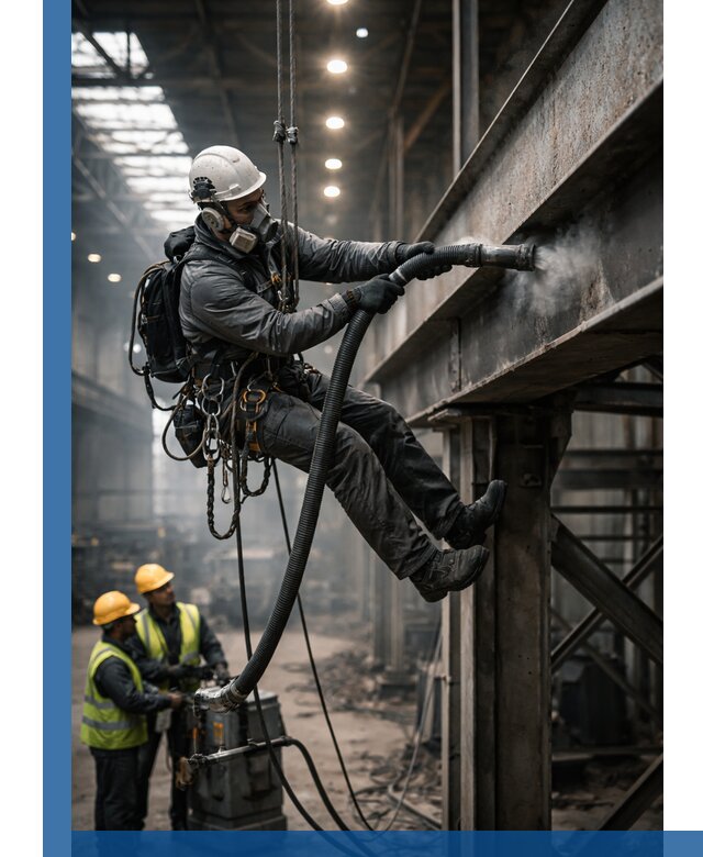 Обеспыливание конструкций в цехах промышленного производства в Кстове