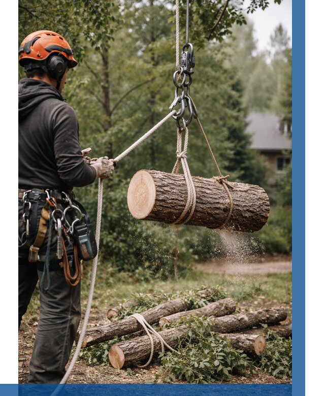 Валка деревьев частями в Кстове от 7638 р. | ВЫСОТНИК-Ксв