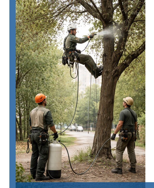 Обработка деревьев от вредителей в Кстове профессиональная защита