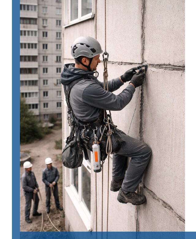 Обследование межпанельных швов и герметизация в Кстове