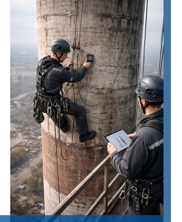 Обследование дымовой трубы в Кстове от 8147 р. | ВЫСОТНИК-Ксв