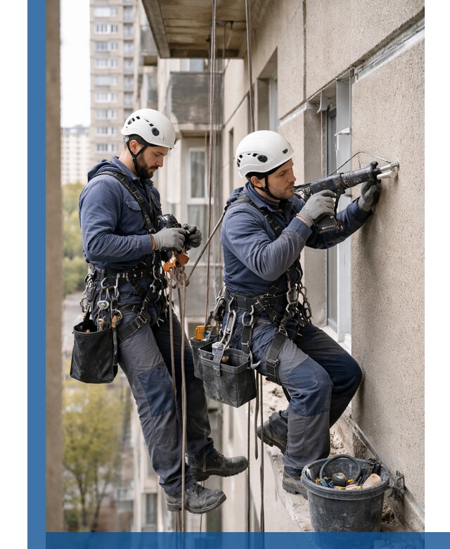 Промышленные альпинисты высотные работы и монтаж в Кстове